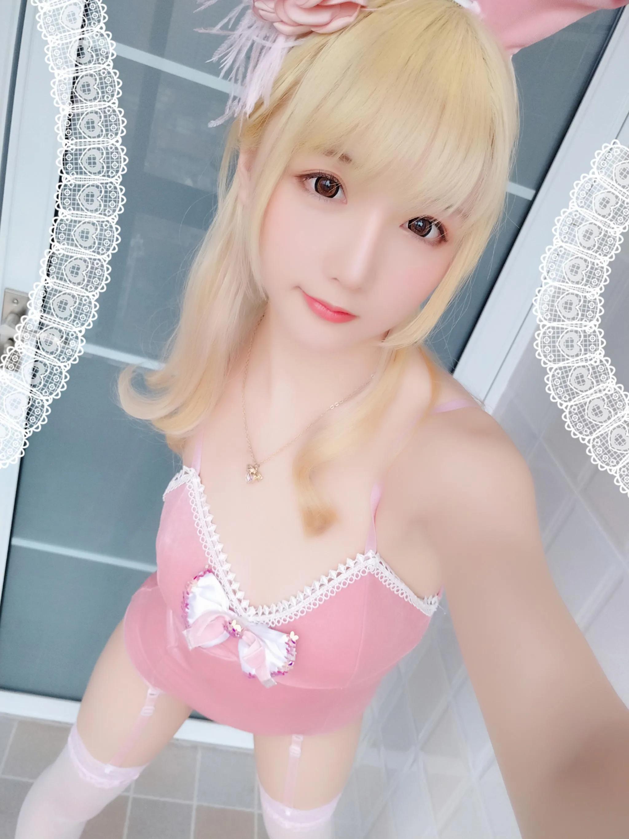 星之迟迟 – VOL.01 粉红泡泡包-PINK兔女郎（31P） [31P]插图1
